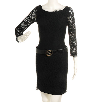 Gucci Guccissima Interlocking G 40mm Belt 85 34 Black 2 of 5