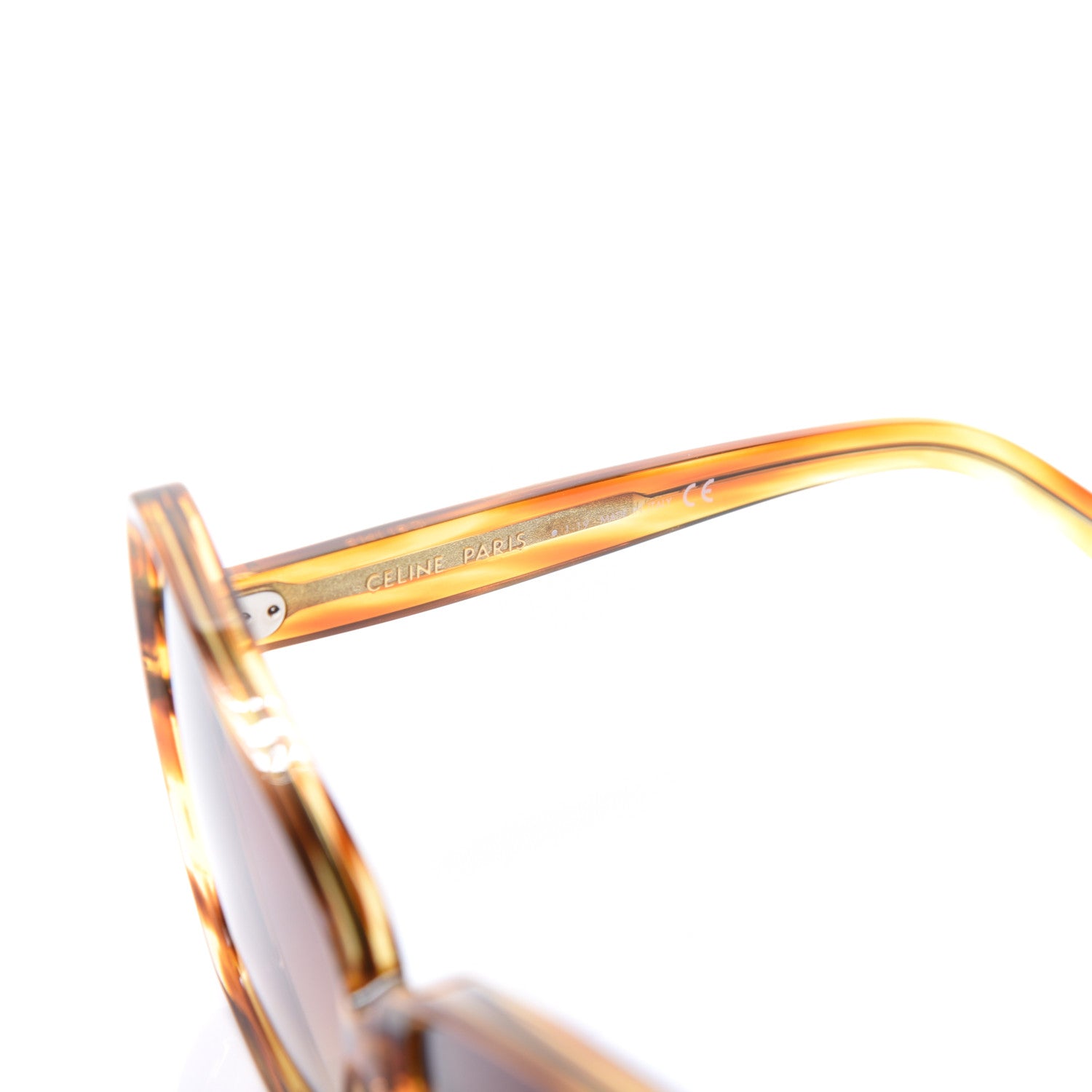 Celine Acetate Butterfly Sunglasses CL40064I Havana 6 of 6