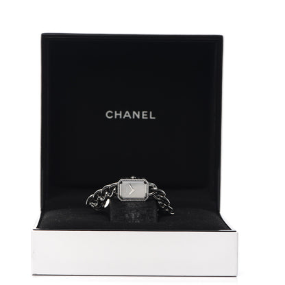 Chanel Stainless Steel Diamond Bezel Mother of Pearl 16mm Chain Premiere Quartz Watch 5 of 5
