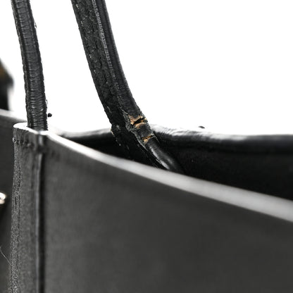 Louis Vuitton Calfskin Lockme Cabas Black 14 of 15