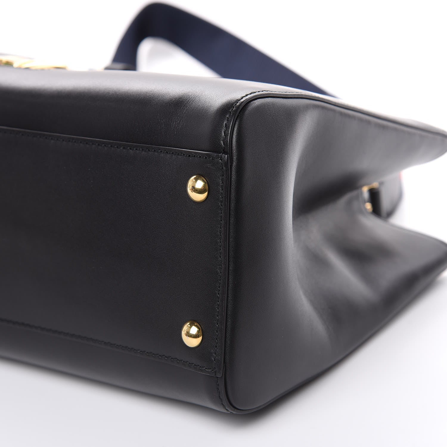 Gucci Calfskin Large Sylvie Top Handle Tote Black 10 of 10