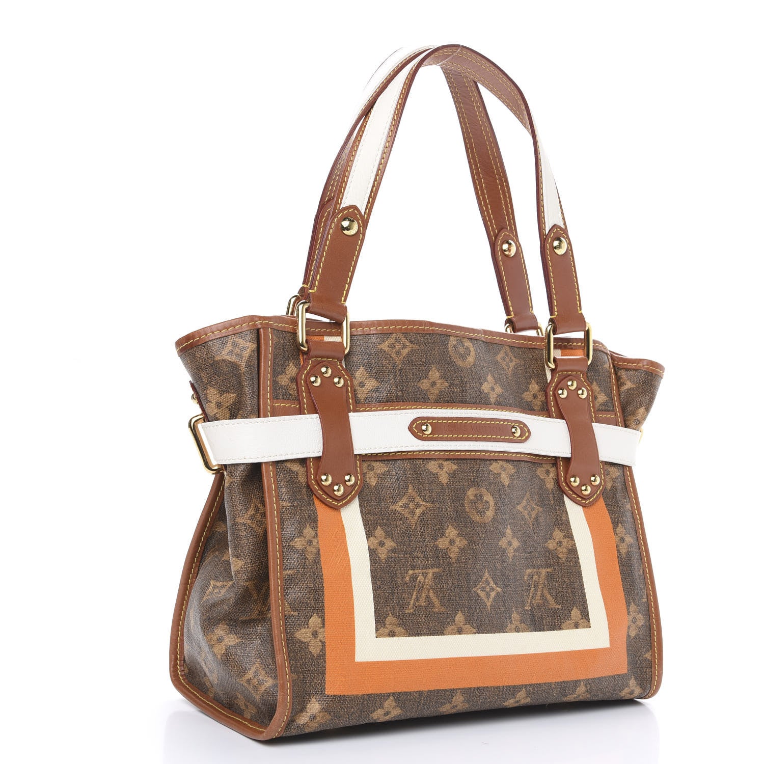 Louis Vuitton Monogram Rayures Tisse Sac PM 3 of 13