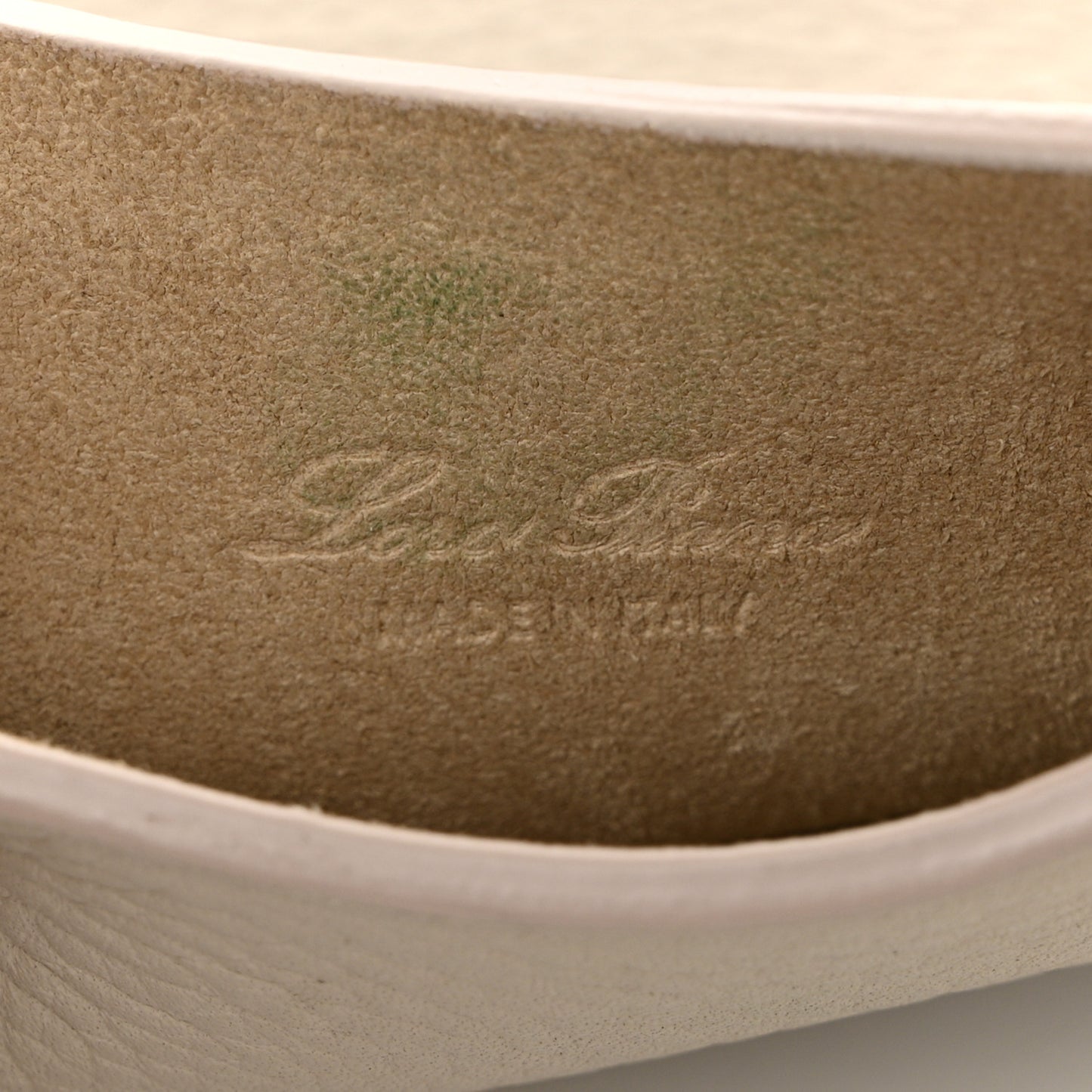 Grained Calfskin Bale Phone Case Light Travertine