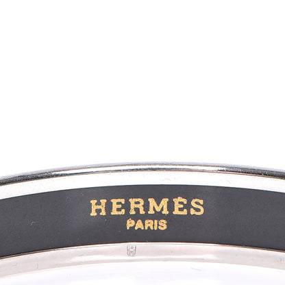 Hermes Enamel Printed Stripes Narrow Bracelet 70 4 of 6