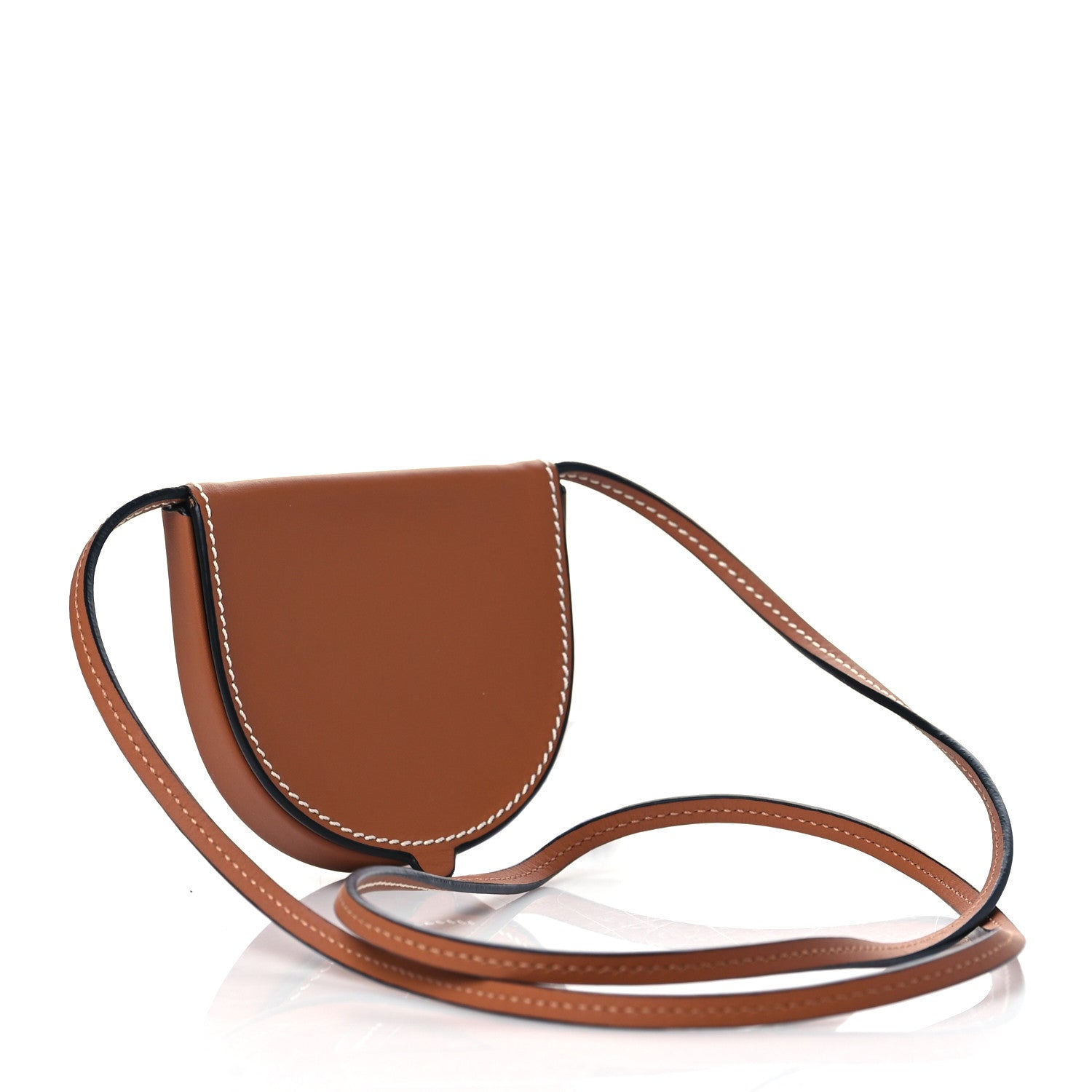 Loewe Soft Calfskin Mini Heel Pouch Tan 3 of 10