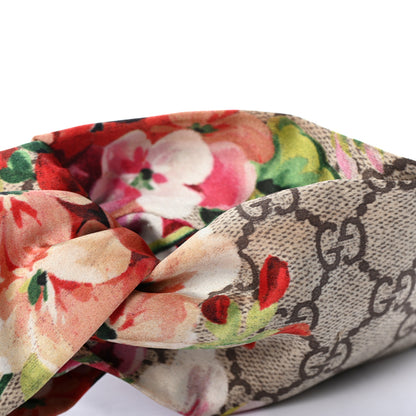 Gucci Silk Monogram Blooms Print Headband Antique Rose 6 of 6