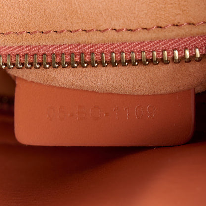 Christian Dior Ultra Matte Calfskin Cannage Mini Lady Dior Orange 7 of 13