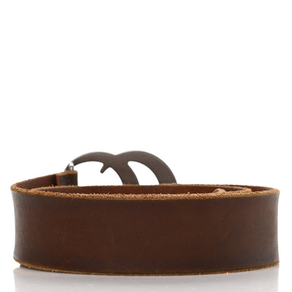 Gucci Cuoio Toscano Nickel Double Double G 40mm Belt 90 36 Cuir 2 of 6