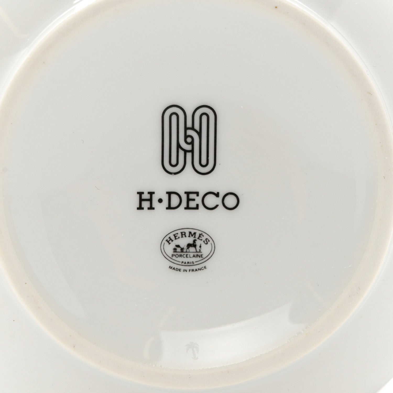 Hermes Porcelain H Deco Teapot Black 5 of 9