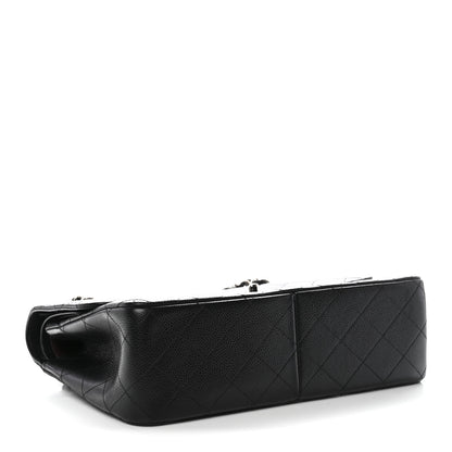 Chanel Caviar Quilted Jumbo Double Flap Black 4 of 13