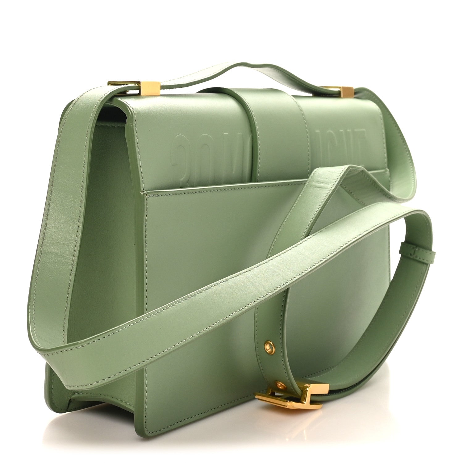 Christian Dior Smooth Calfskin 30 Montaigne Flap Bag Mint Green 3 of 10