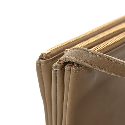 Celine Lambskin Small Trio Crossbody Bag Beige 12 of 13