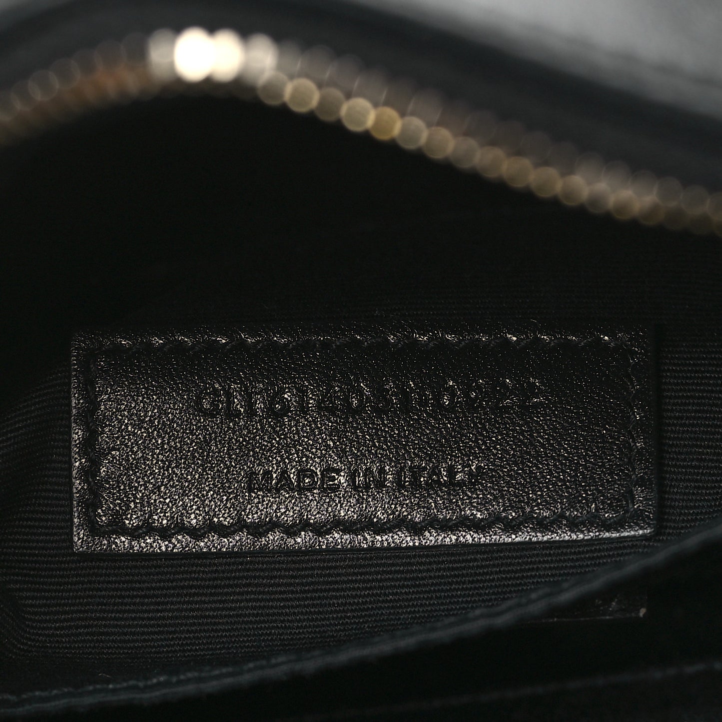 Calfskin Matelasse Monogram Lou Belt Bag Black