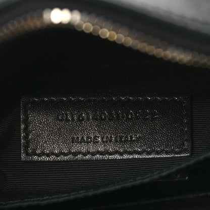 Saint Laurent Calfskin Matelasse Monogram Lou Belt Bag Black 7 of 9