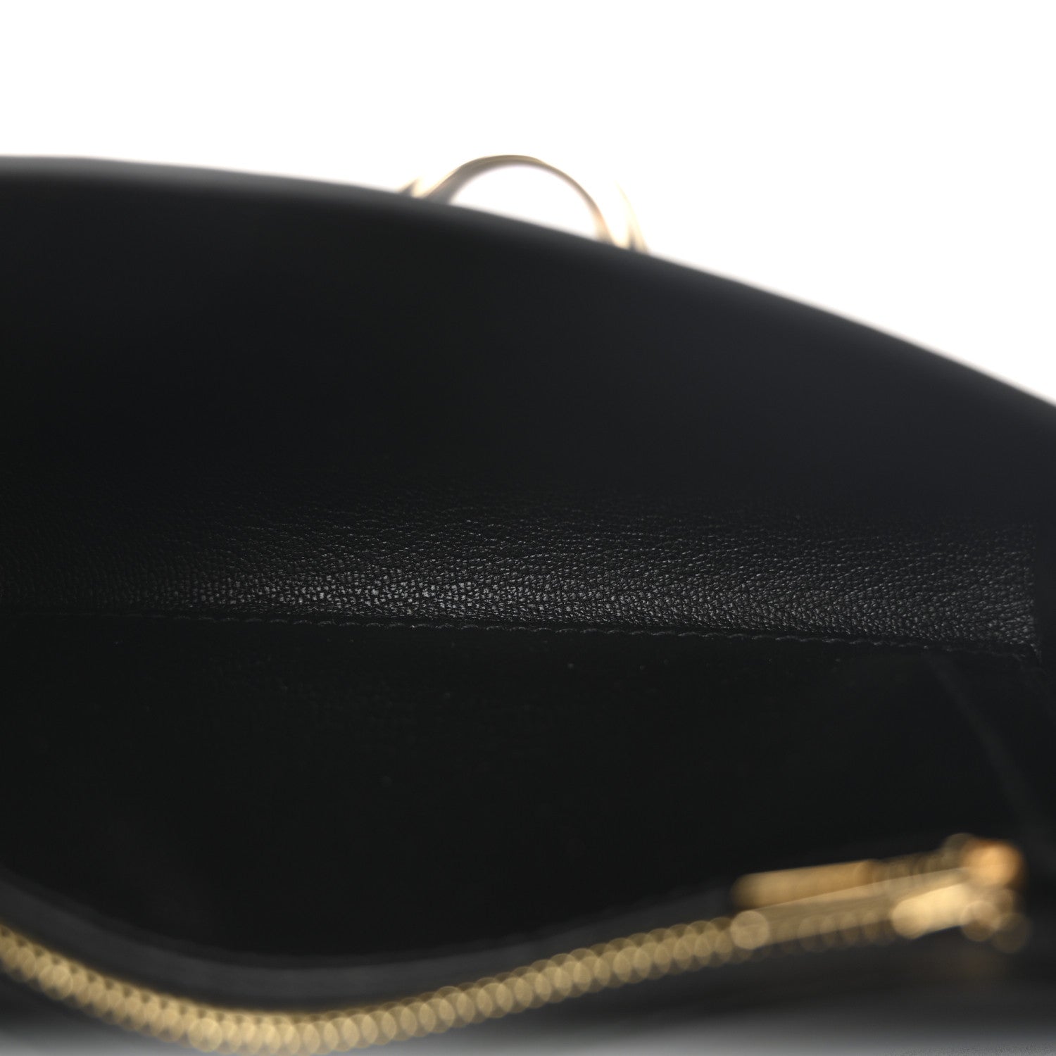 Hermes Chevre Chamkila Chaine d'Ancre To Go Wallet Black 6 of 12