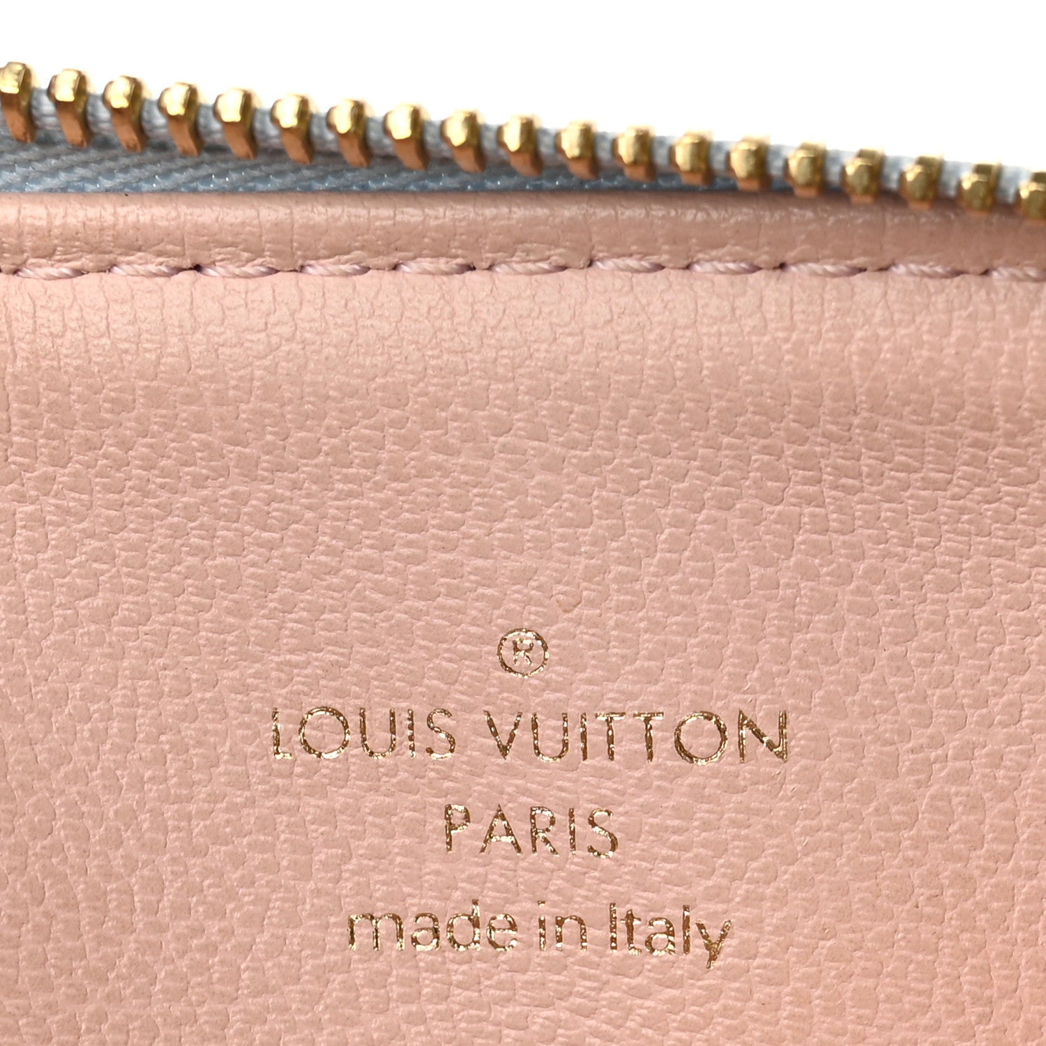 Louis Vuitton Metallic Lambskin Embossed Monogram Coussin BB Blue 6 of 9