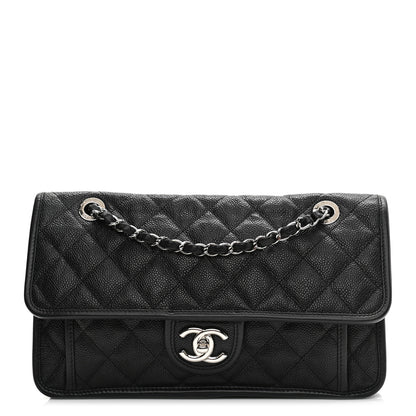 Chanel Caviar Quilted Medium French Riviera Flap Black 1 of 12