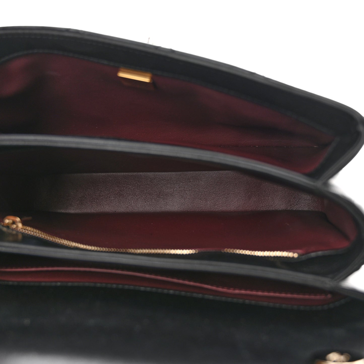 Lambskin Quilted Small Trendy CC Dual Handle Flap Bag Black