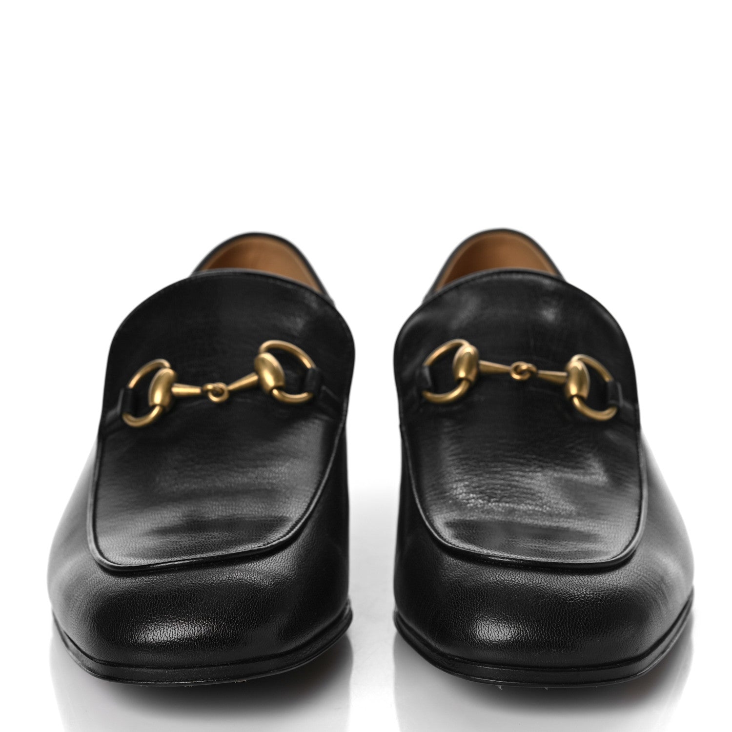 Gucci Goatskin Mens Horsebit Loafers 7 Black 2 of 11