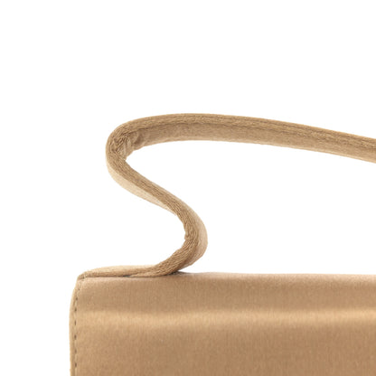Prada Satin Strap Clutch Gold 12 of 13