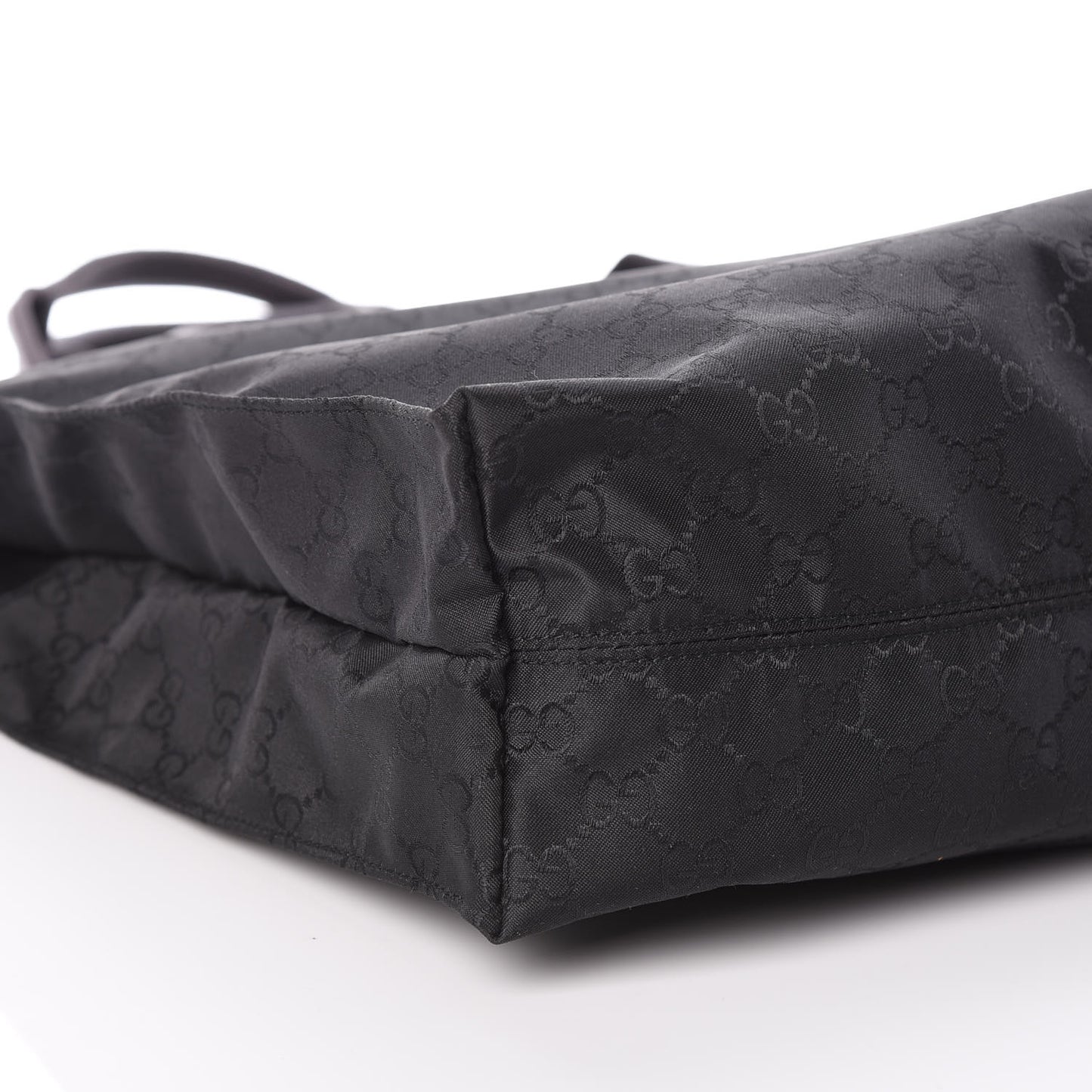 Nylon Monogram Tote Black