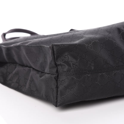 Gucci Nylon Monogram Tote Black 8 of 9