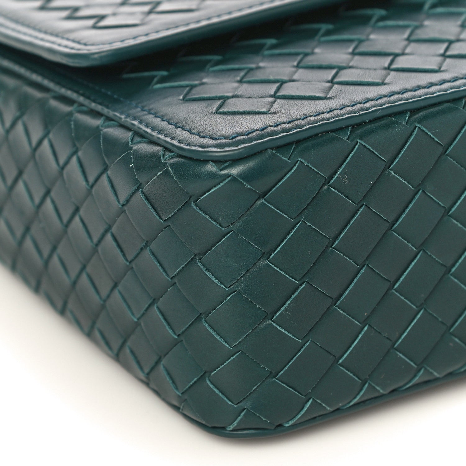 Bottega Veneta Nappa Intrecciato Alumna Bag Blue 10 of 12
