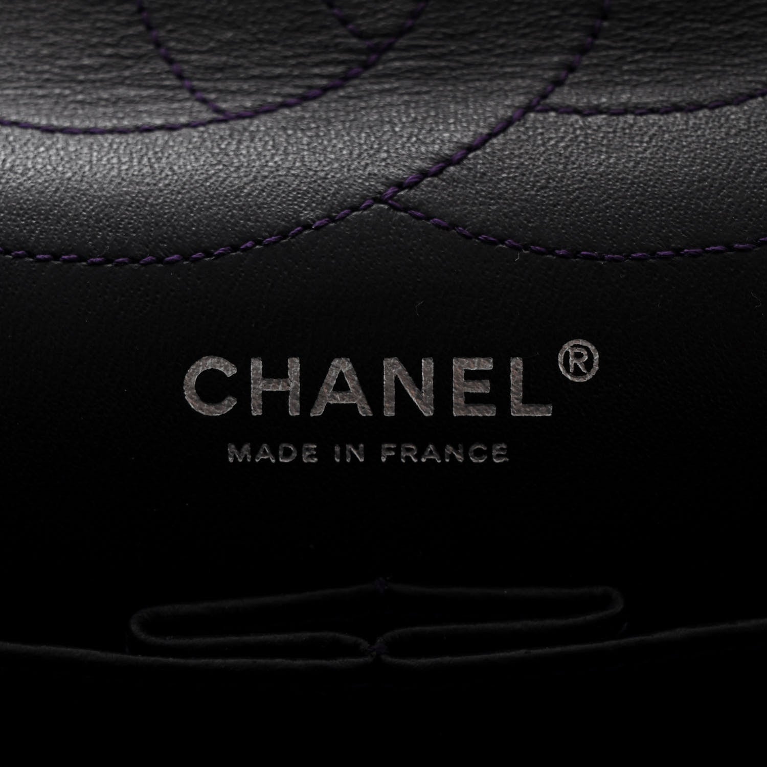 Chanel Aged Calfskin Quilted 2.55 Reissue 227 Flap Dark Purple 6 of 12