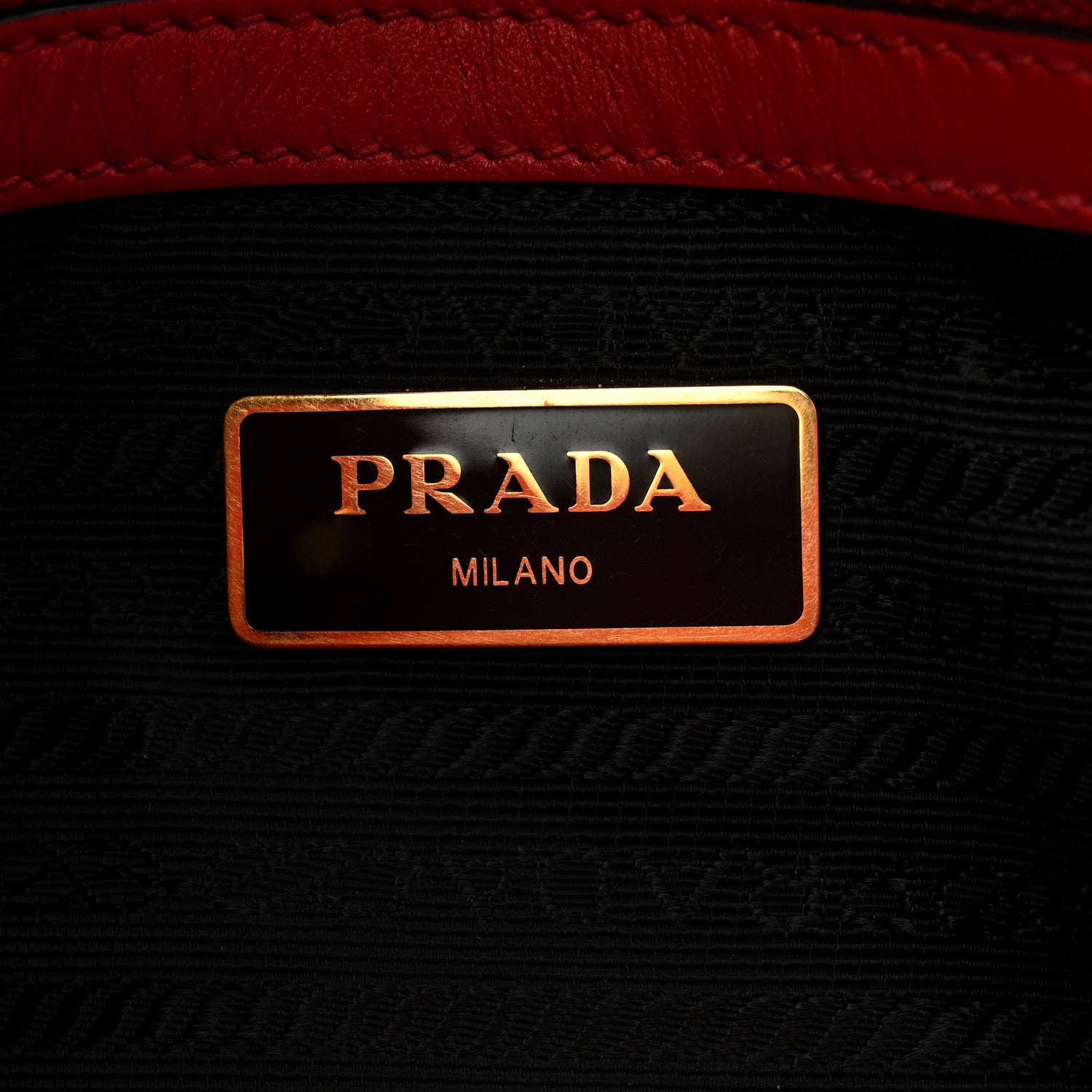 Prada Saffiano Soft Calfskin Tote Fuoco 6 of 11
