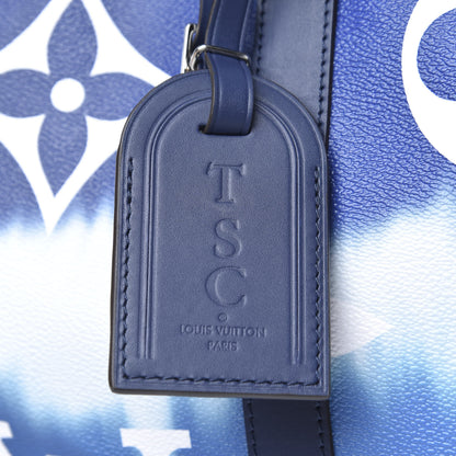 Louis Vuitton Monogram Escale Keepall Bandouliere 50 Blue 9 of 9
