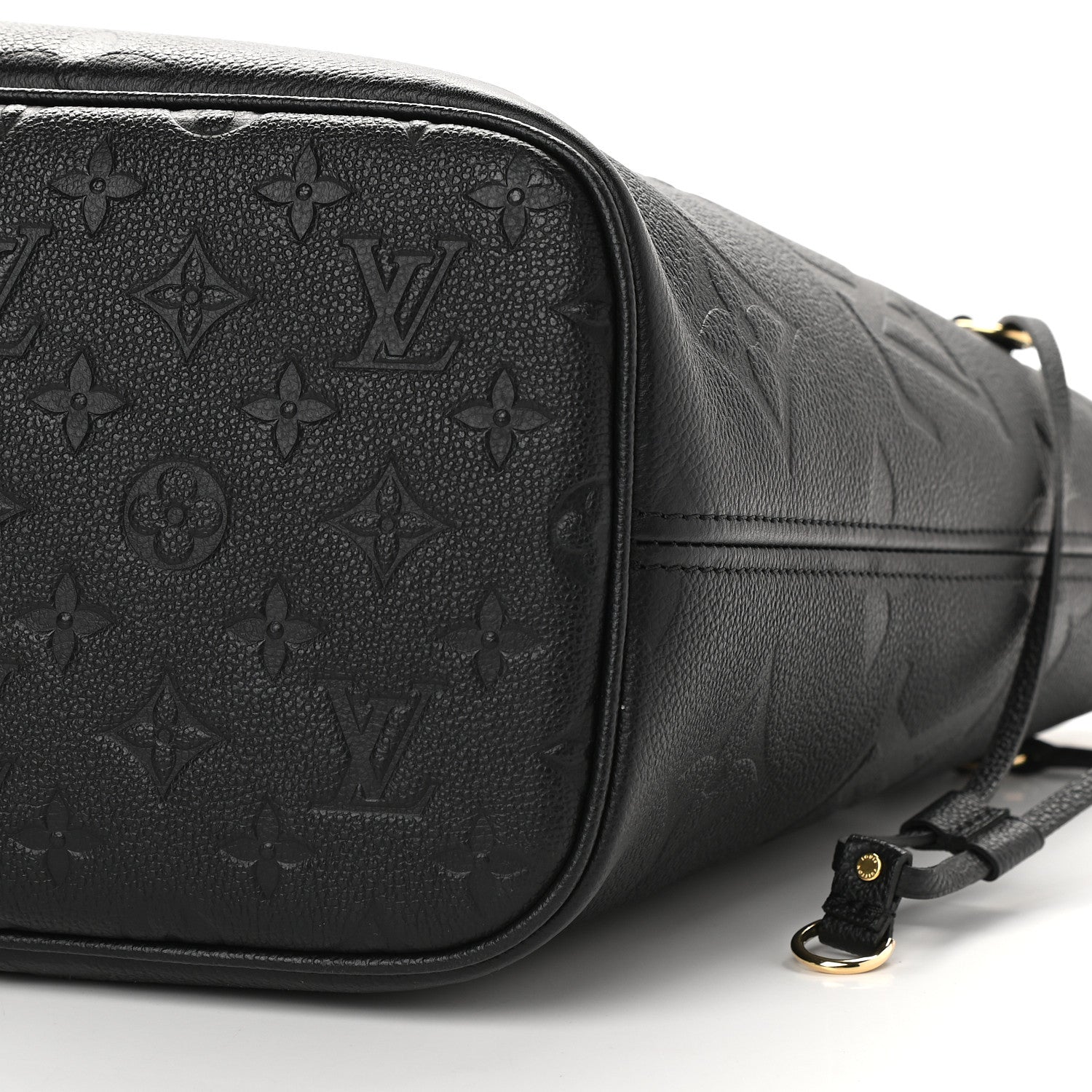 Louis Vuitton Empreinte Monogram Giant Neverfull MM Black 9 of 9
