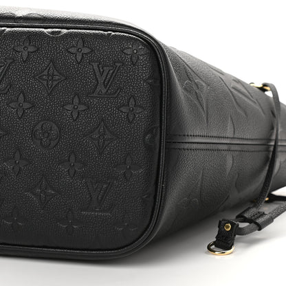 Louis Vuitton Empreinte Monogram Giant Neverfull MM Black 9 of 9