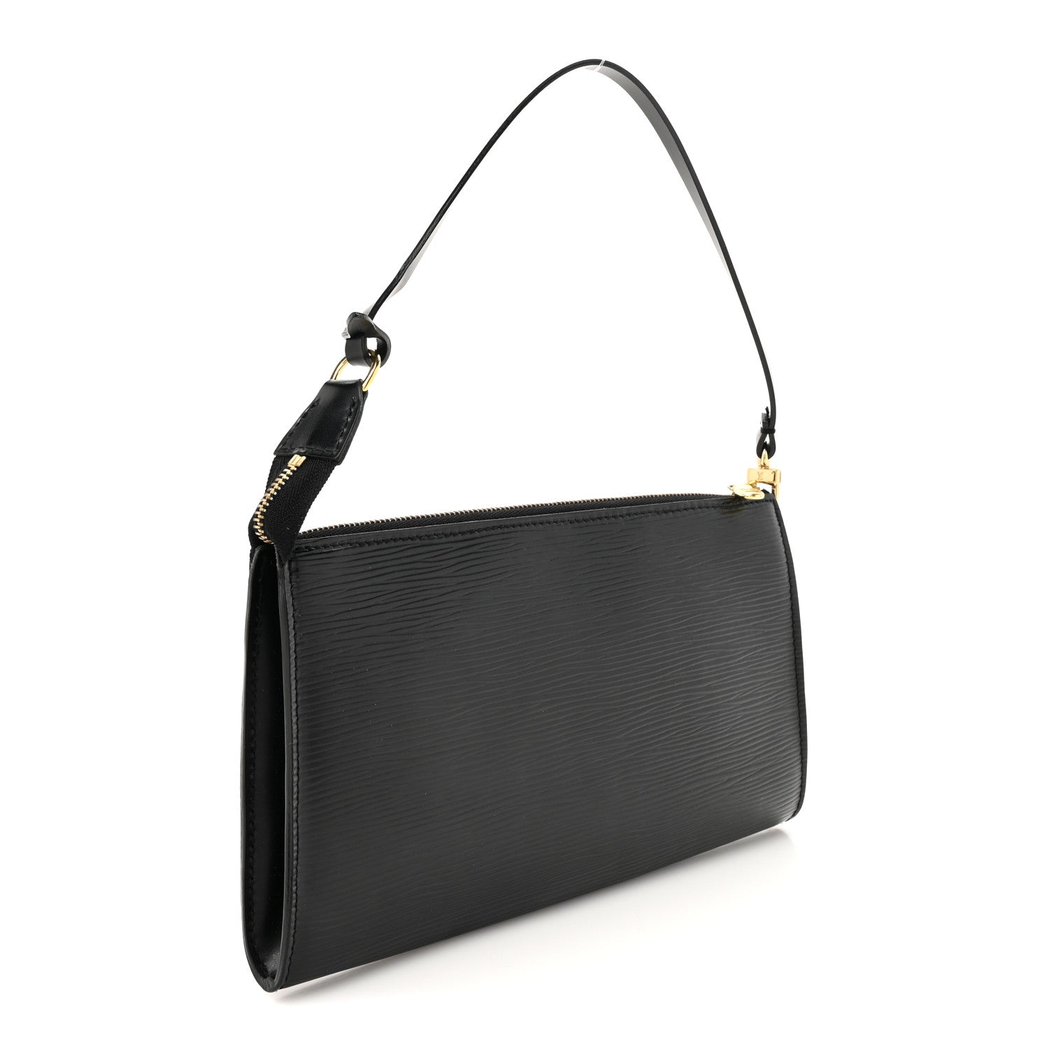 Louis Vuitton Epi Pochette Accessories 24 Black 3 of 9