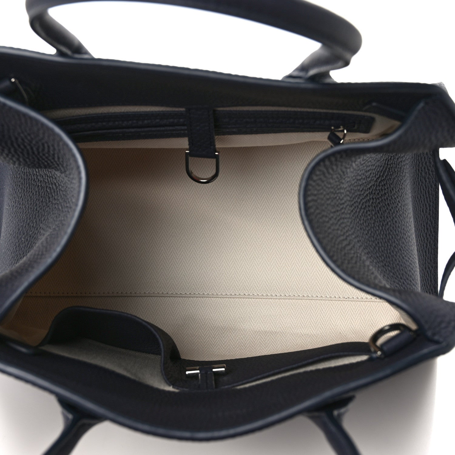 The Row Matte Grained Calfskin Soft Margaux 12 Marine 5 of 9