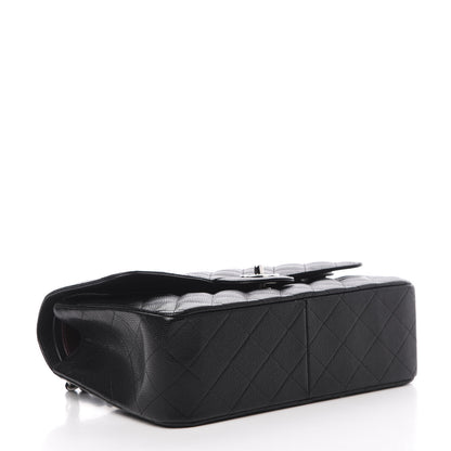 Chanel Caviar Quilted Jumbo Double Flap Black 4 of 11
