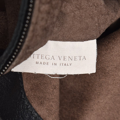 Bottega Veneta Waxed Cervo Deerskin Large Loop Hobo Black 6 of 9