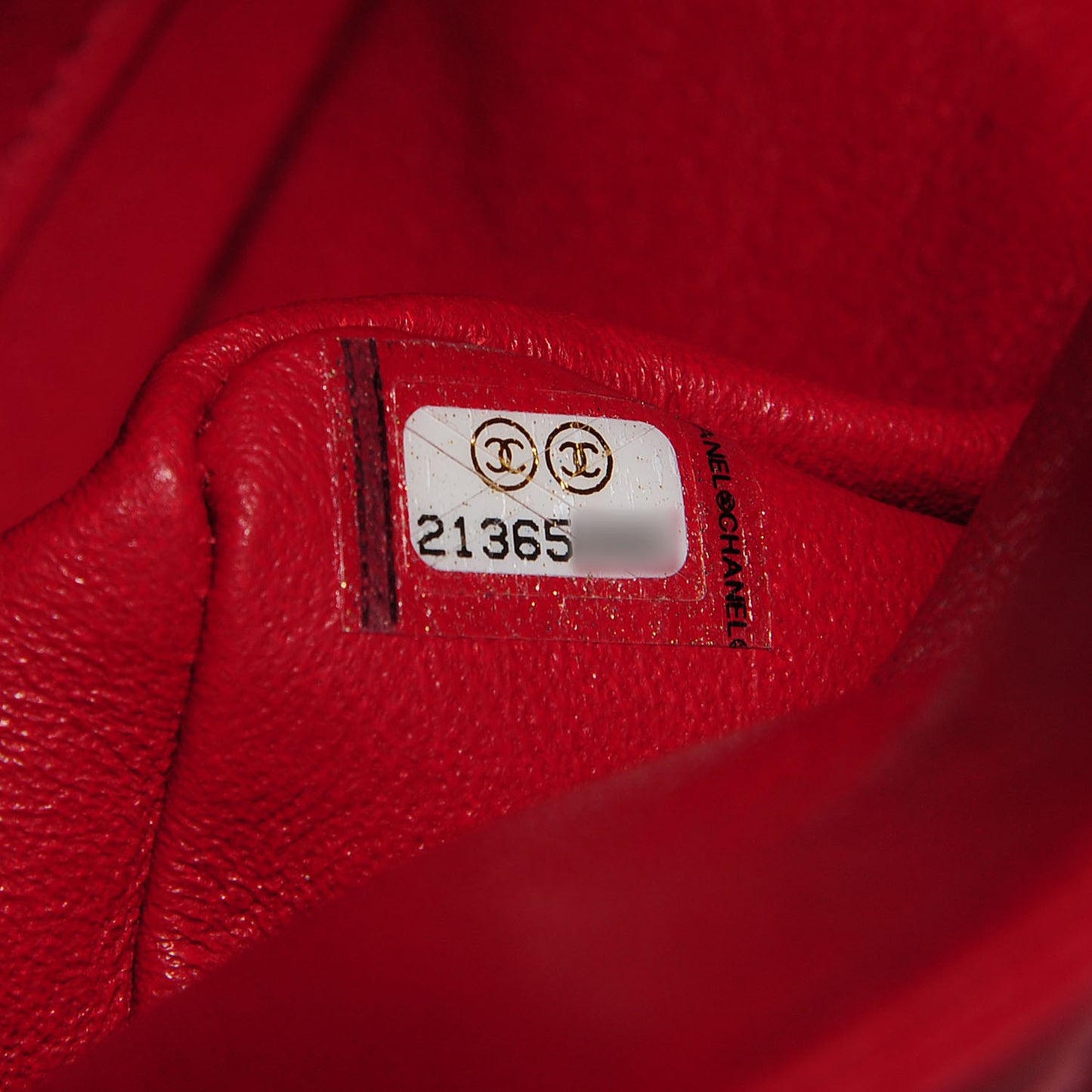 Lambskin Quilted Jumbo Double Flap Red