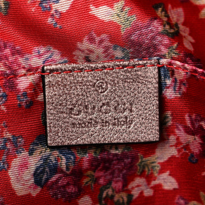 Gucci Laminated Nappa Trapuntata Small Zumi Shoulder Bag Rosa Lago Rame 6 of 9