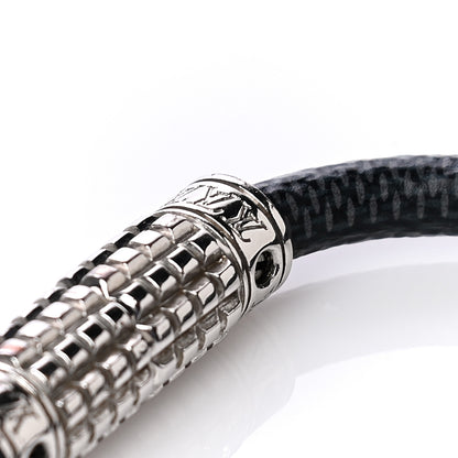 Louis Vuitton Damier Graphite Digit Bracelet 19 7 of 8