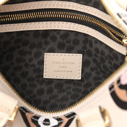 Louis Vuitton Monogram Giant Wild At Heart Speedy Bandouliere 25 Creme 6 of 10