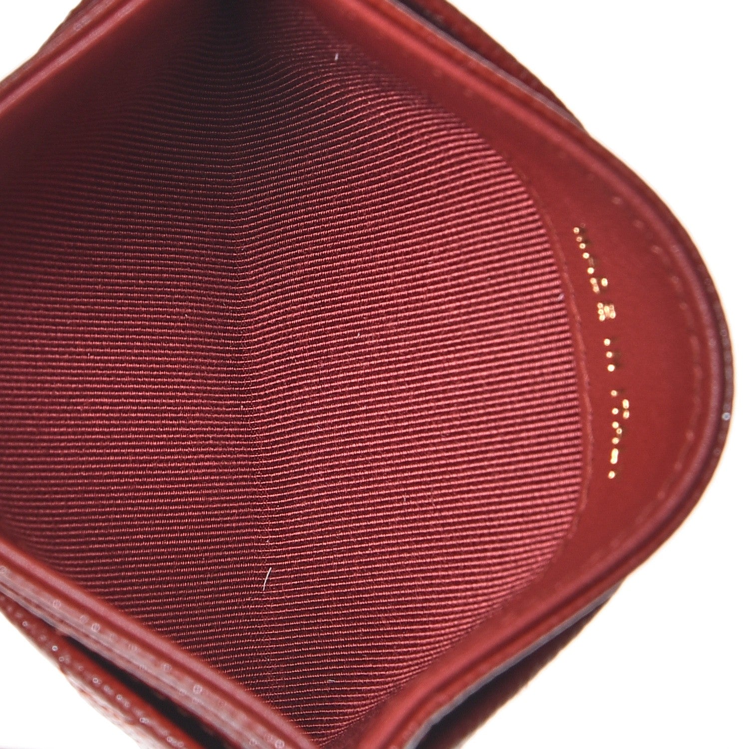 Chanel Caviar Quilted Card Holder Burgundy 5 of 9