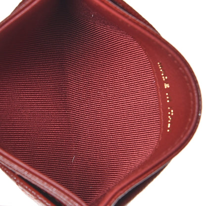 Chanel Caviar Quilted Card Holder Burgundy 5 of 9