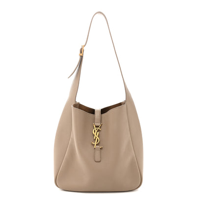 Saint Laurent Smooth Calfskin Small Le 5 A 7 Soft Hobo Dusty Grey 1 of 13