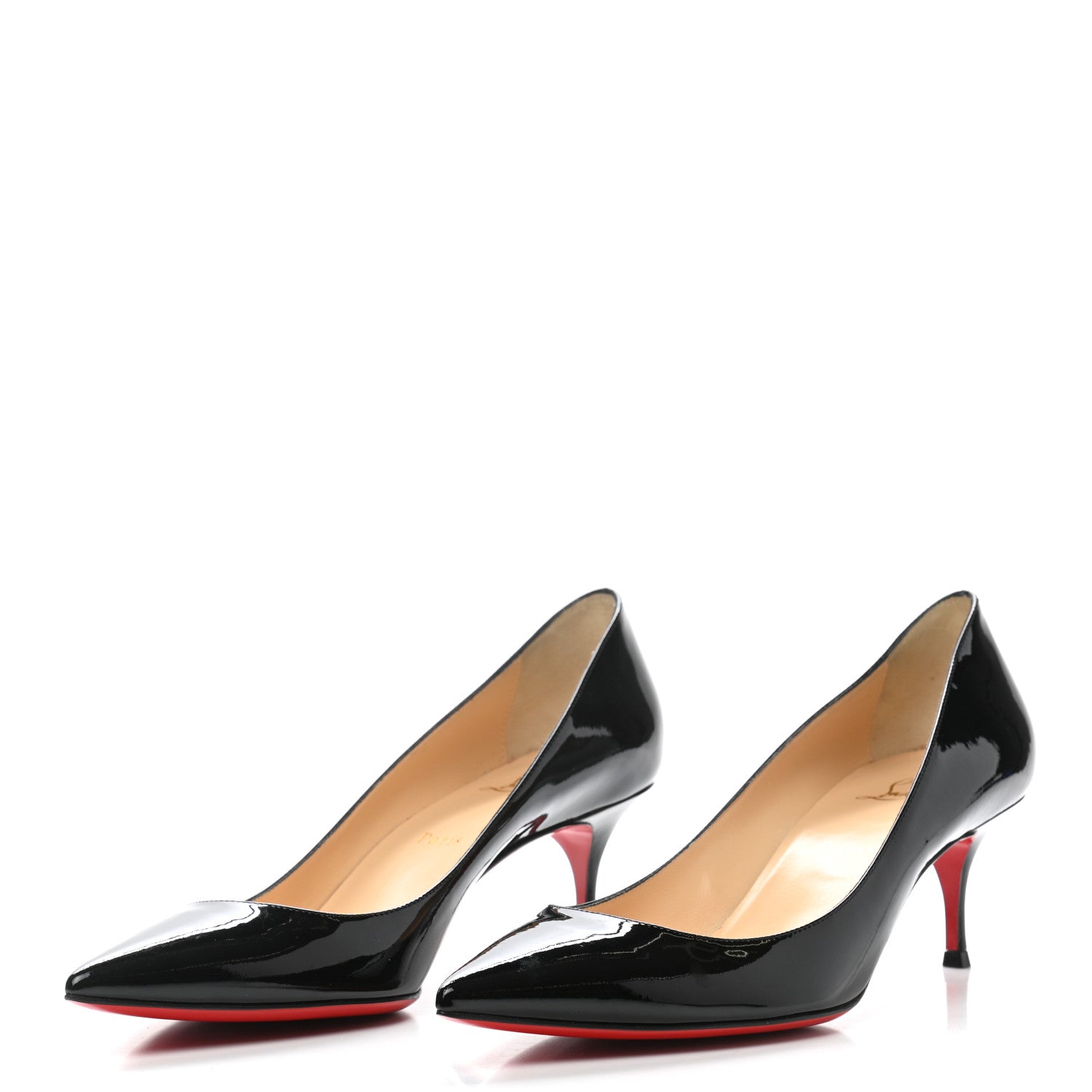 Christian Louboutin Patent Pigalle Follies 55 Pumps 41 Black 3 of 7