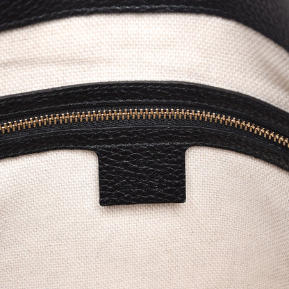 Gucci Pebbled Calfskin Medium Soho Chain Shoulder Bag Black 6 of 7