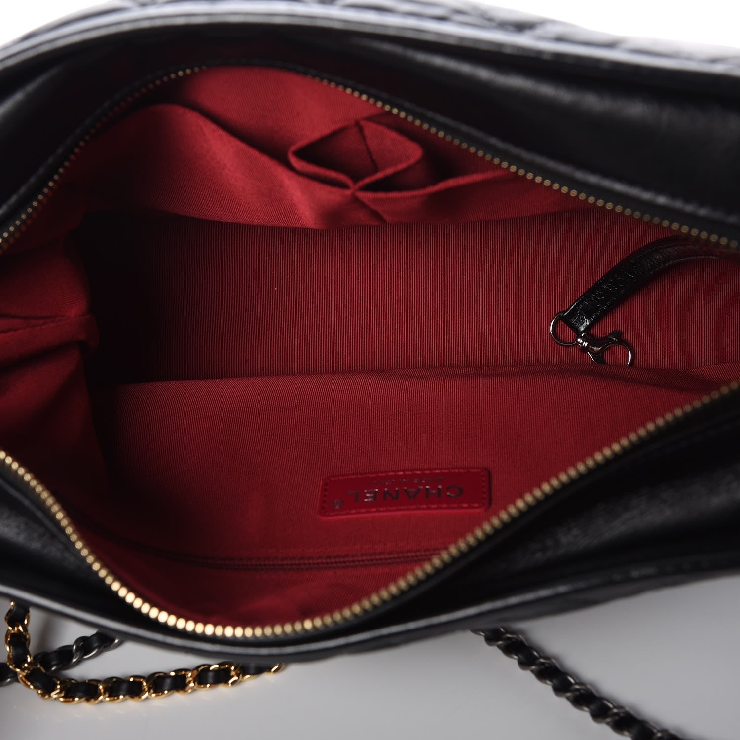 Chanel Aged Calfskin Quilted Medium Gabrielle Hobo Black 6 of 9