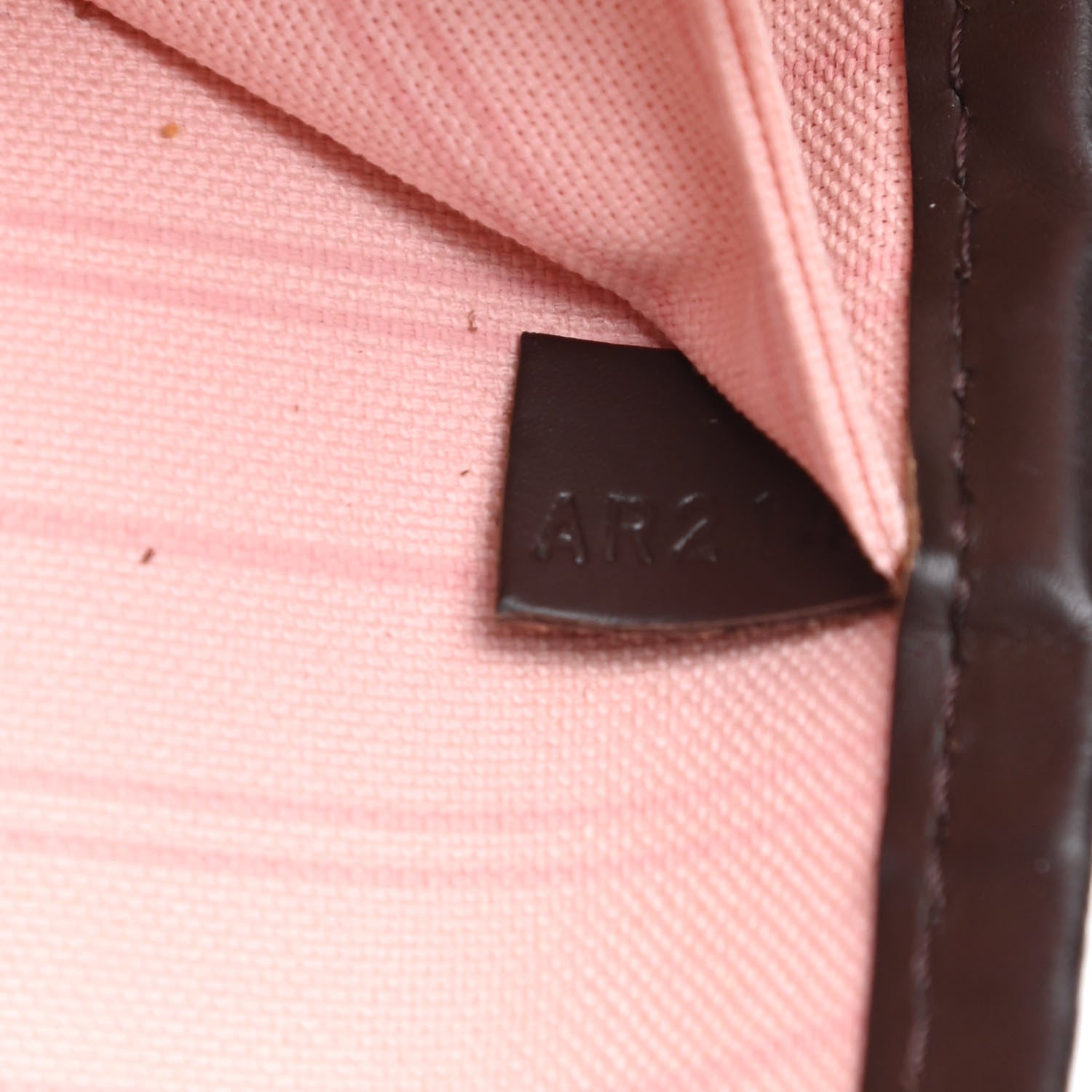 Louis Vuitton Damier Ebene Neo Neverfull MM Rose Ballerine 7 of 13