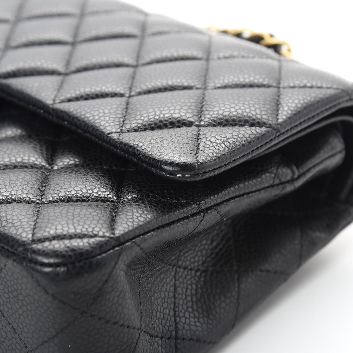 Chanel Caviar Quilted Medium Double Flap Black 14 of 14