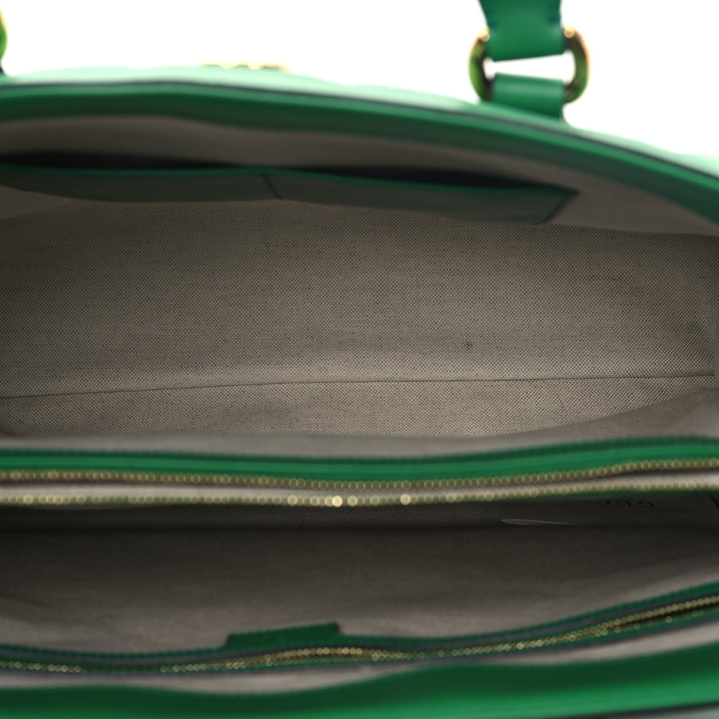 Calfskin GG Matelasse Tote Bag Bright Green