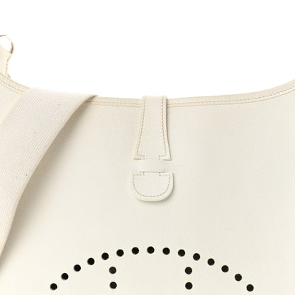 Hermes Epsom Evelyne II PM White 8 of 16